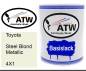 Preview: Toyota, Steel Blond Metallic, 4X1: 1L Lackdose, von ATW Autoteile West.